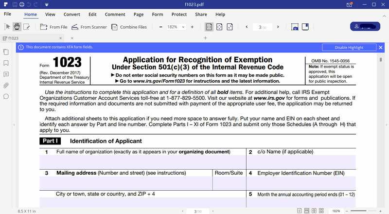 instructions for form 1023 ez 01 2023 internal revenue service