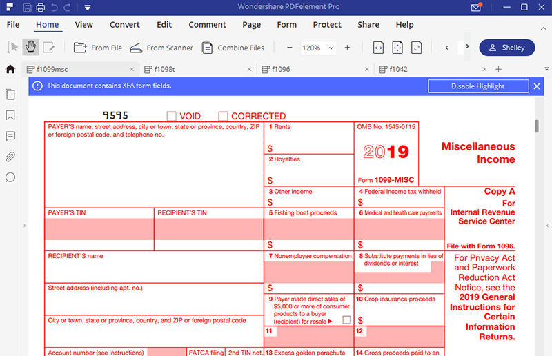 Form 1099 Misc Irs Gov Fill Out And Sign Printable Pdf