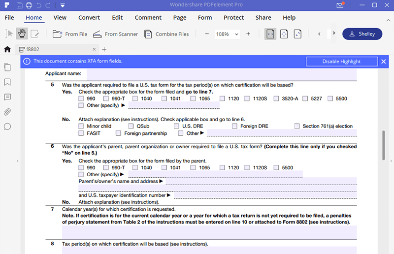 IRS Form 8802 How to Fill it Right