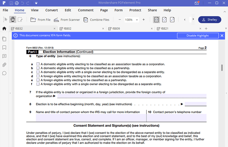 IRS Form 8832- How to Fill it Right