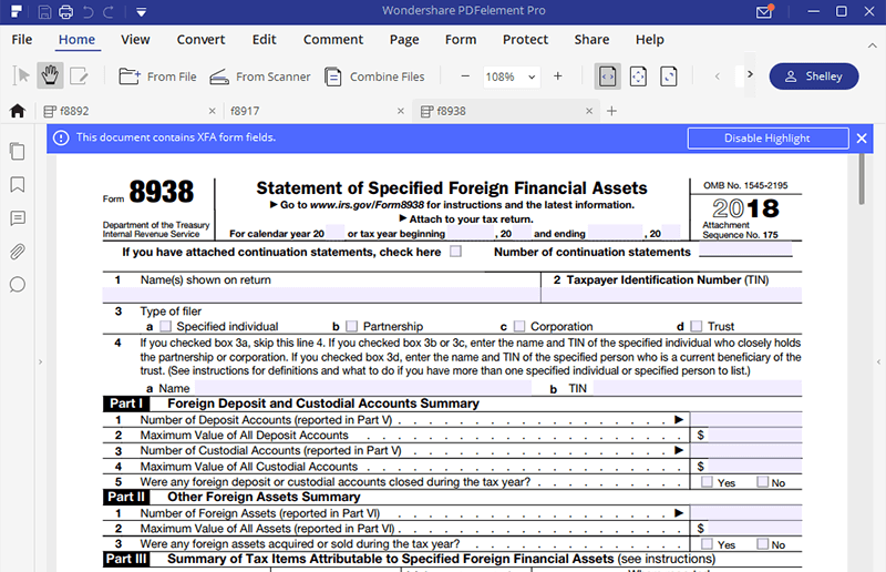 form 8938 cryptocurrency