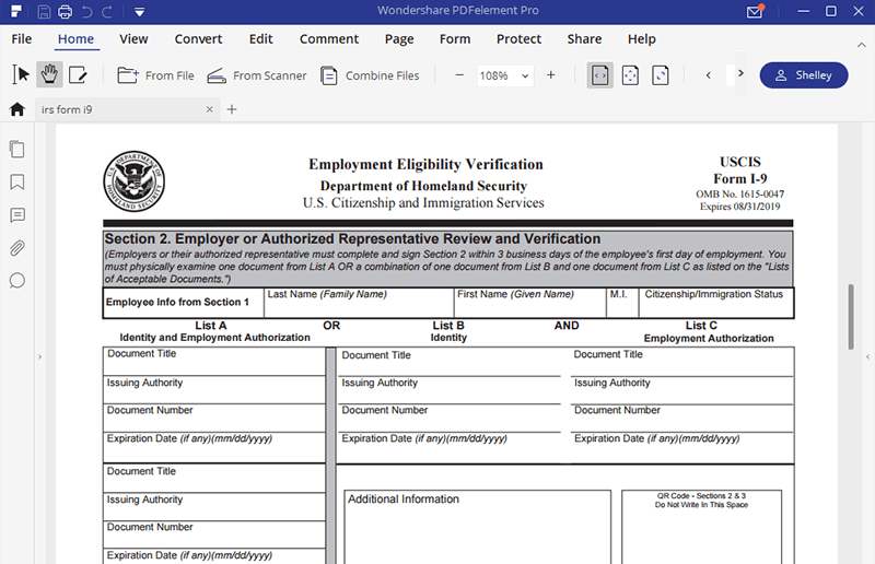 Form I9 Understanding the Employment Eligibility Verification