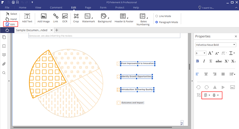 aligning enclosed character word