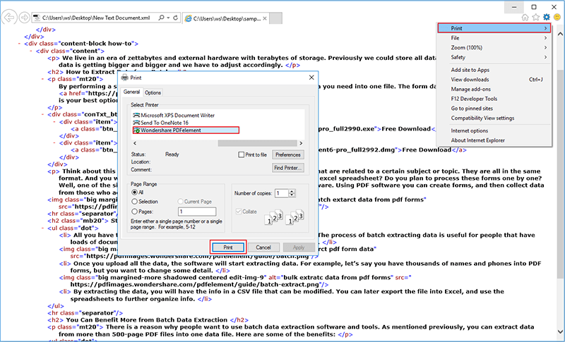 xml to kml converter online