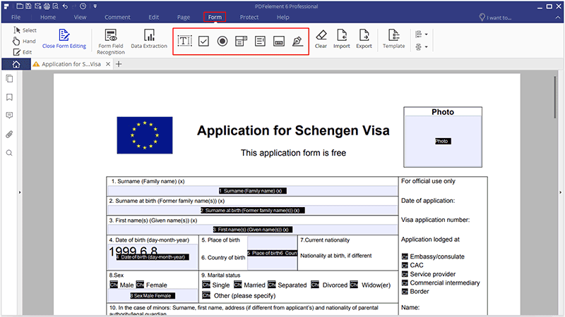 how to create a fillable word document