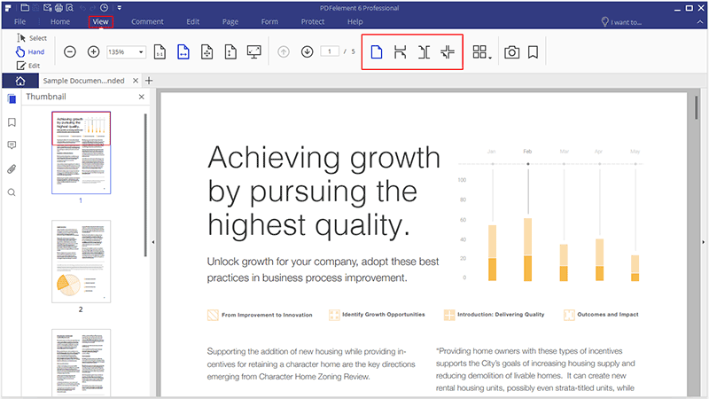 document layout