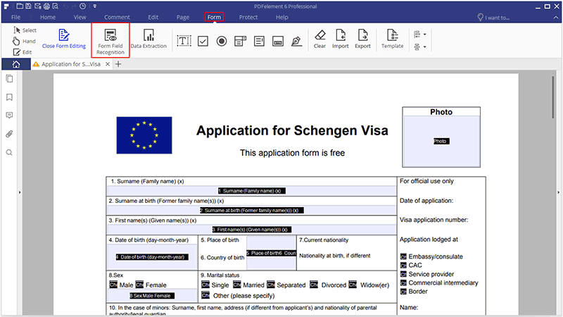 free fillable form creator