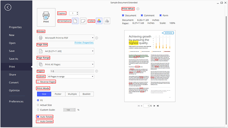 How To Print Booklet In PDF For Windows Wondershare PDFelement