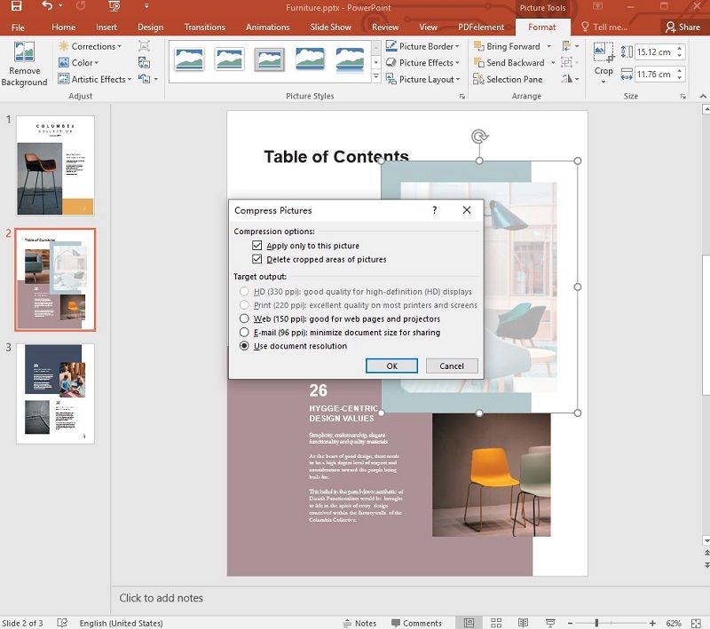 compress powerpoint 2016 mac