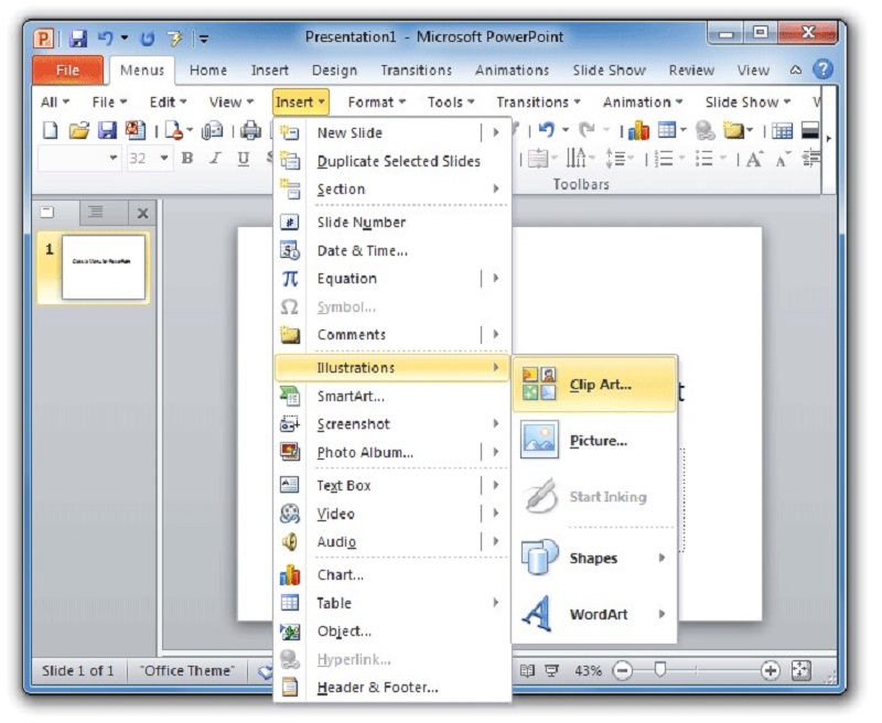 link excel table to PowerPoint