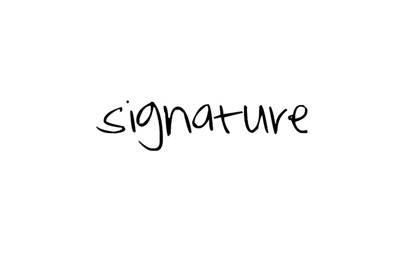 signature