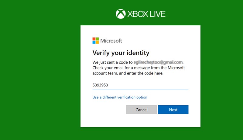 Forgot Password For Xbox One Profile