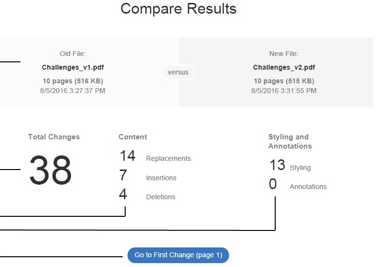 compare two pdfs with acrobat