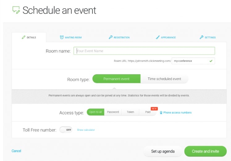 create a free zoom meeting account