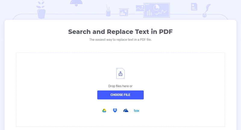 how to find and replace in pdf