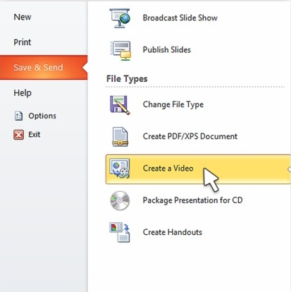 how to make video from powerpoint presentation 2007