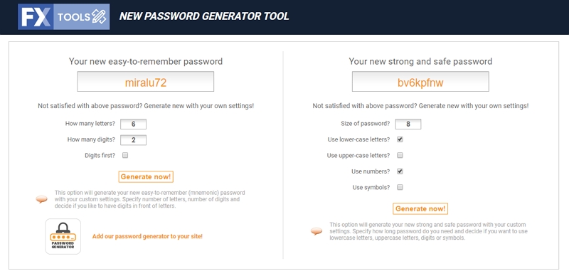 memorable strong password generator