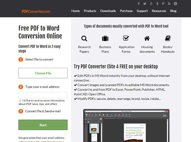convert pdf to word online free no email required