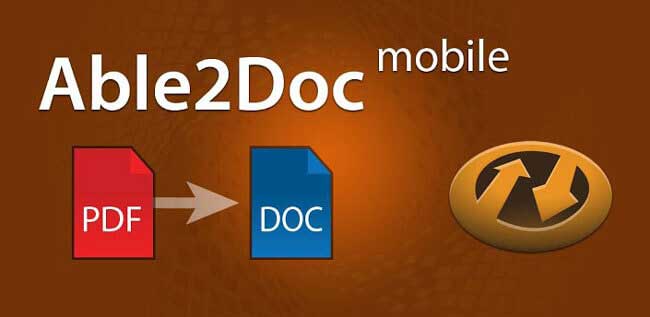 able2doc pdf to word