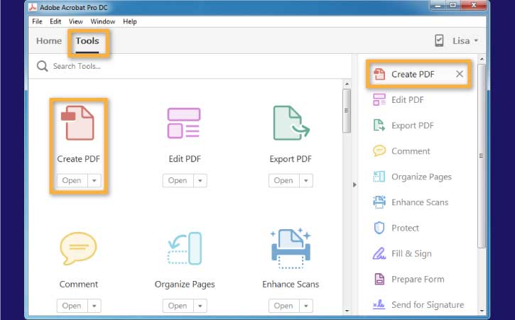 Créer un PDF avec Adobe PDF Creator