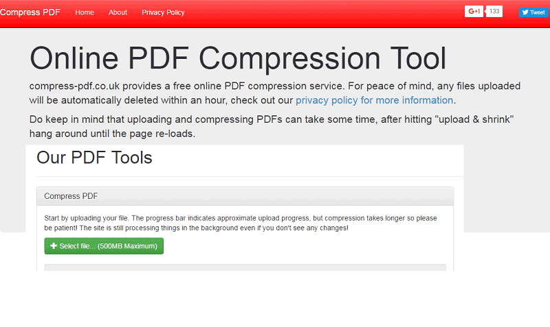 pdf condenser free