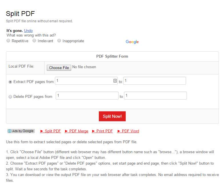 How to Split and Merge PDF File Online Free