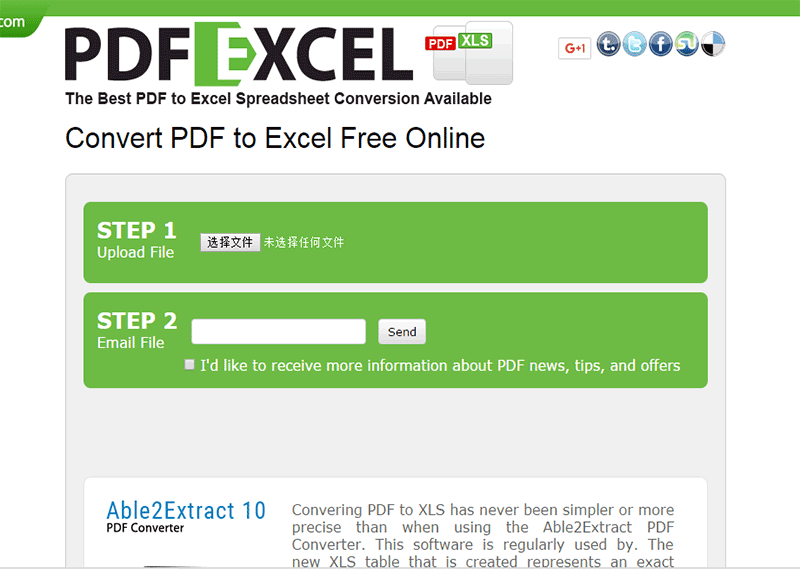 Free Pdf Excel Conversion