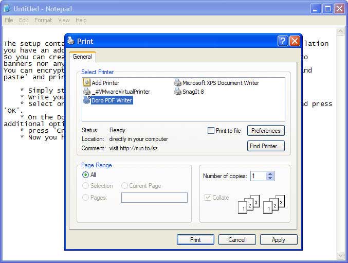 pdf printer free