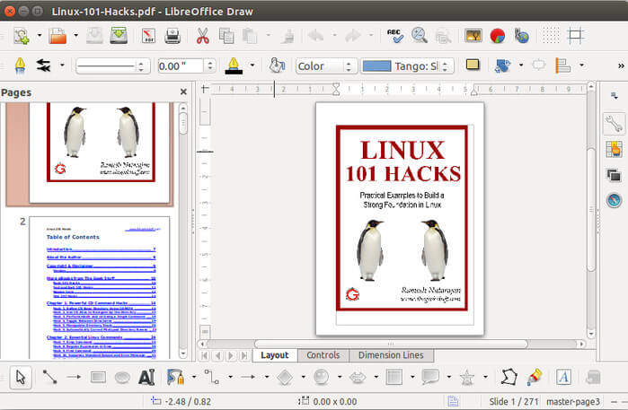 pdf edit linux