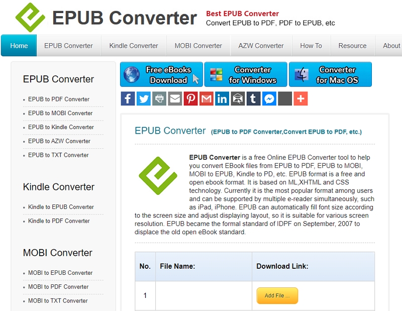 convert prc to epub