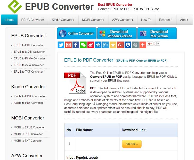 .epub to pdf converter