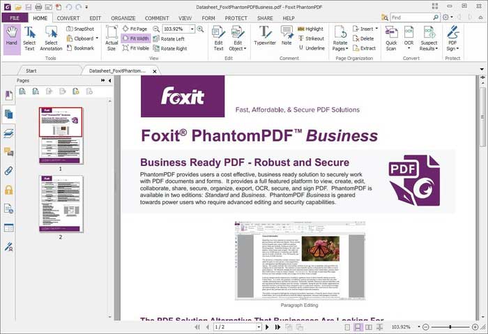 Foxit PhantomPDF Business