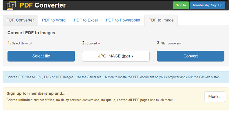 online convert pdf to jpg