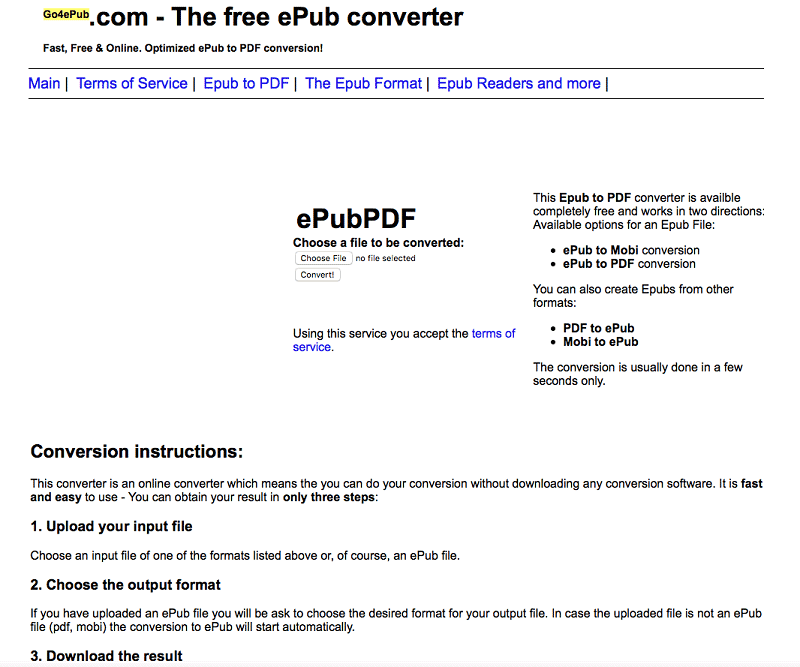 online epub to pdf converter