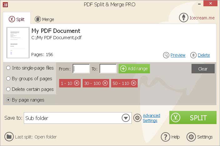pdf merge split freeware