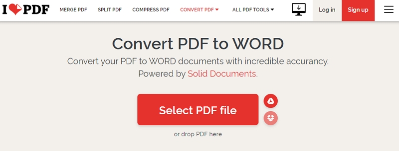 How to Convert PDF to Word with iLovePDF