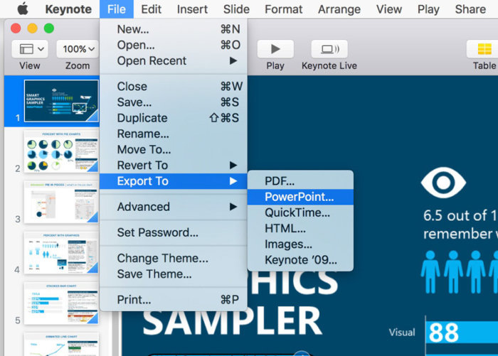 coverting pc powerpoint to mac equations