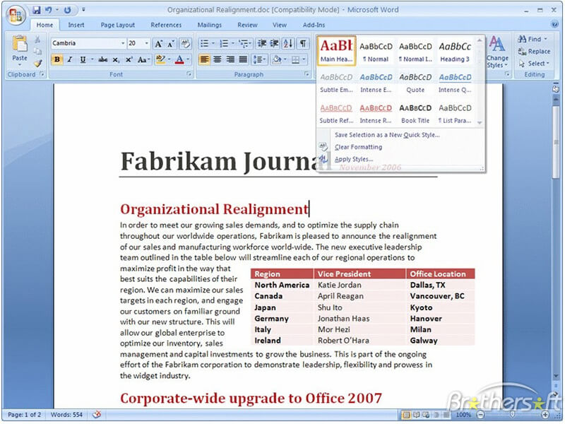 save as pdf office professional 2007