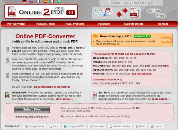 online free pdf splitter