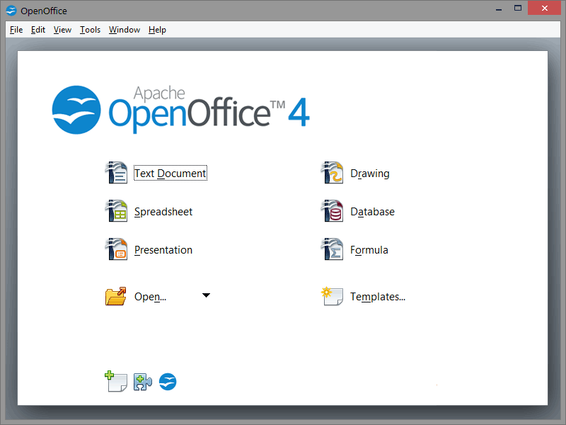 create a folder for an apache openoffice documents