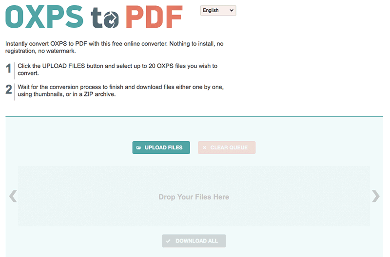 oxps to pdf for mac