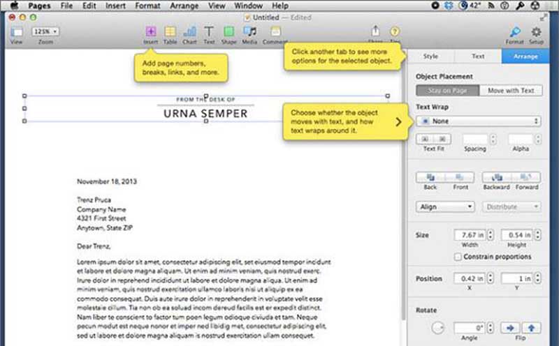 Apple pages 5.6 for mac