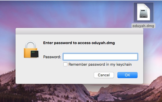 password protect zip folder mac