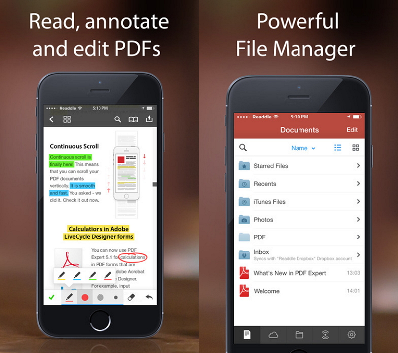 pdf expert 5 vs goodreader