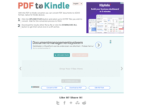 Convert to kindle format free