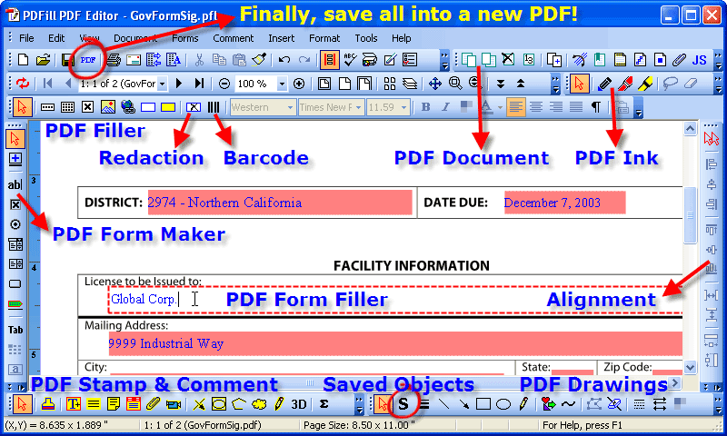 PDFill PDF Editor - Edit PDF Freely