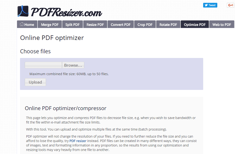 online pdf size resizer