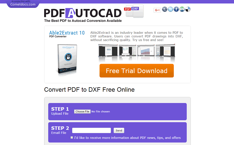 pdf to dxf online