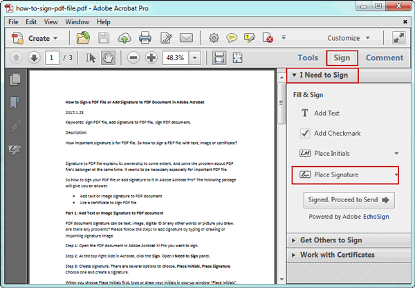 Adobe Acrobat Signature? Check How to Sign PDF with Acrobat!
