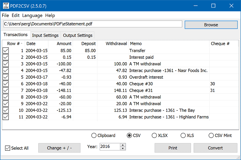 download the last version for ipod Advanced CSV Converter 7.45